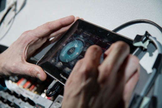 Pacemaker being used at the Blackberry Party at Blackberry World 2012