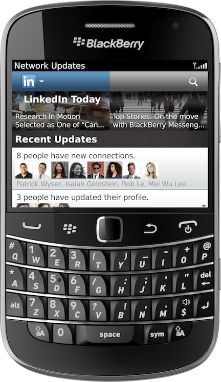 LinkedIn for Blackberry