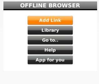 Offline Browser Menu