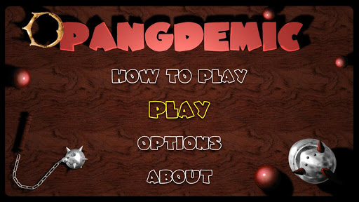 Pangdemic Main Menu Screen
