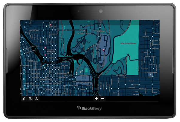 Black Ops Maps on Blackberry Playbook