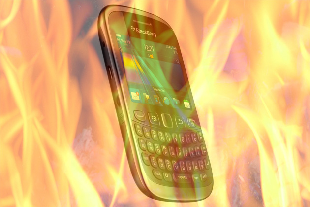 Blackberry Curve 9320 On Fire