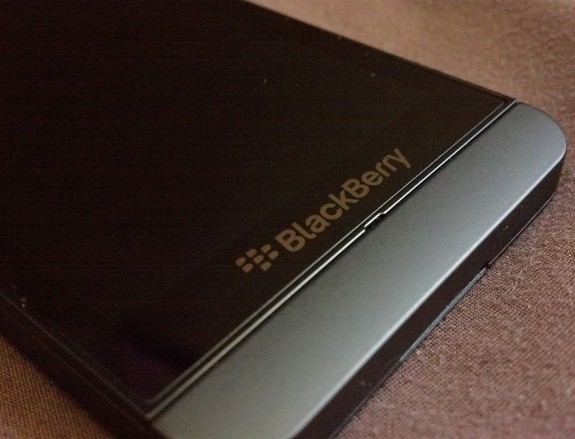 Blackberry Logo on Z10
