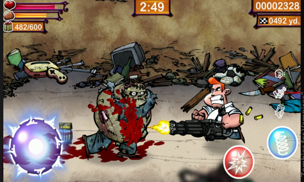 Fangz for Blackberry 10 chaingun