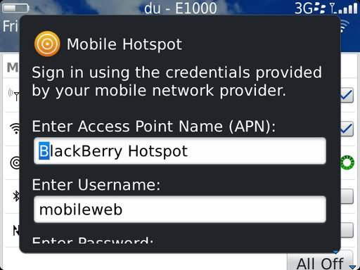 Mobile Hotspot