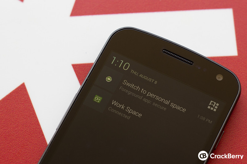 blackberry secure workspace